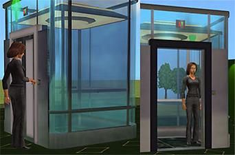 Mod The Sims - Urban Reflections Part 2: The Glass Elevator Write A Short Story, Sims2 Cc, Cc Eyes, Sims 4 Cc Eyes, Glass Elevator, Sims 4 Clutter, Los Sims, Sims 4 Update, A Short Story