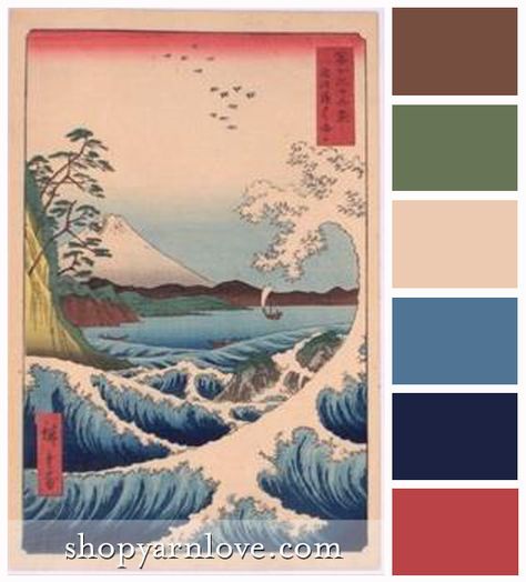 Japanese Waves color palette Japanese Aesthetic Color Palette, Japanese Colors Palette, Japanese Color Palette Design, Japanese Color Pallete, Japanese Art Color Palette, Japan Colour Palette, Traditional Japanese Color Palette, Asian Color Palette, Japanese Tattoo Color