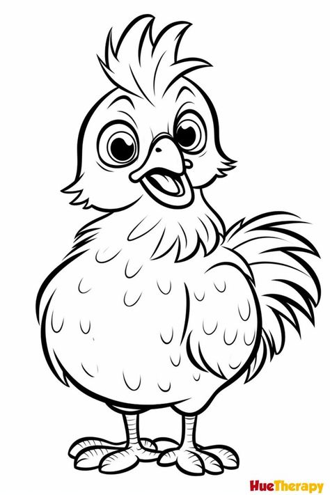 8 Free Printable Chicken Coloring Pages for Kids Free Coloring Book Pages Printables, Chicken Coloring Pages Free Printable, Faces Coloring Pages, Chicken Coloring Pages, Farm Coloring Pages, Minions Coloring Pages, Chicken Coloring, Chicken Drawing, Free Printable Coloring Sheets