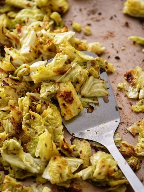 Oven-Roasted Cabbage Story - She Loves Biscotti Oven Roasted Cabbage Recipes, Roasting Cabbage In Oven, Bake Cabbage In Oven Recipe, Cabbage Roasted In Oven, Cooking Cabbage In Oven, Roasted Cabbage And Carrots, Roasted Shredded Cabbage, Cabbage Oven Roasted, Roast Cabbage In Oven