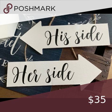 His side Her side decoration for bedroom His And Hers Bedroom, Decoration For Bedroom, Handmade Wall Decor, Bedroom Signs, Stitch Pictures, Mirrored Wallpaper, Cross Stitch Pictures, Art Plaque, Halloween Signs