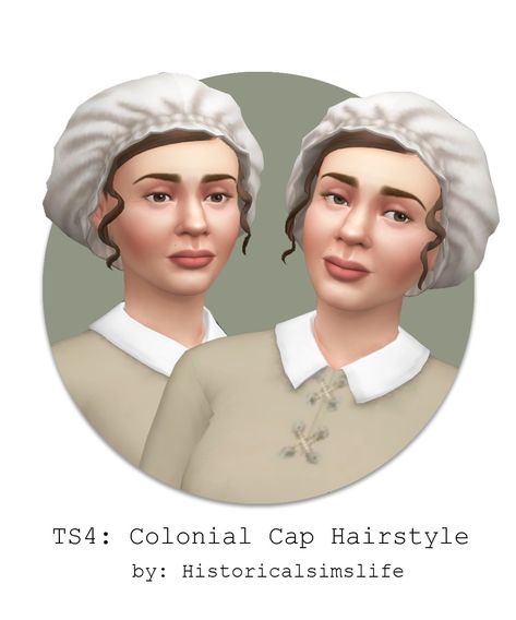 Hennessy Vs, Cap Hairstyles, Sims 4 Decades Challenge, Edwardian Hairstyles, Historical Hats, Medieval Clothes, Sims 4 Download, Victorian Hairstyles, Sims 4 Gameplay