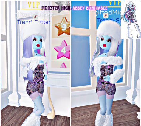 #roblox #dresstoimpress #outfits #fashion #roblodresstoimpress #robloxoutfitideas #monsterhigh #dolls #dresstoimpressideas Dti Roblox Monster Highschool, Dresstoimpress Outfits, Abbey Bominable, Outfits Fashion, Monster High, Dress To Impress, Dolls, Quick Saves