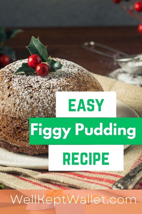 Figgy Pudding is super yum and easy to make. Check out this recipe. Figgy Pudding Recipe Easy, Figgy Pudding Recipe Traditional, Figgy Pudding Recipe, Fig Juice, Easy Pudding Recipes, Figgy Pudding, Recipes To Cook, Making Whipped Cream, Pudding Recipe