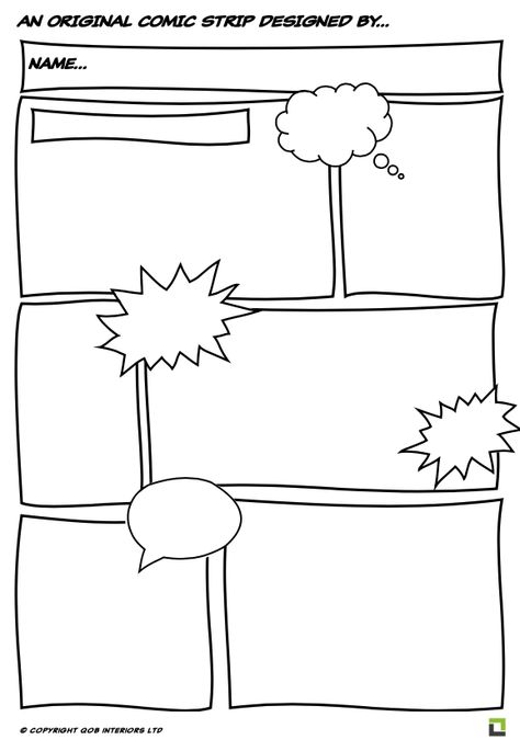 Komiks Strip Template, Make Your Own Comic Strip, Comic Page Template, Comic Strip Drawing Ideas Easy, Finish The Comic Strip For Kids, Comic Strip Template With Characters, Comic Book Template Free Printable, Comic Book Layout Templates, How To Make A Comic Strip