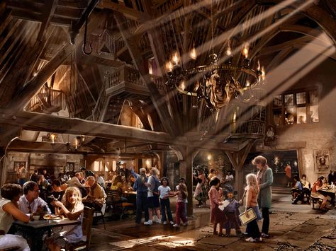 The Three Broomsticks, The Wizarding World of Harry Potter, Islands of Adventure, Universal Orlando Rolf Scamander, Hogwarts Interior, The Three Broomsticks, Harry Potter Orlando, Three Broomsticks, Harry Potter Universal Studios, Hogwarts Is My Home, The Wizarding World Of Harry Potter, Diagon Alley