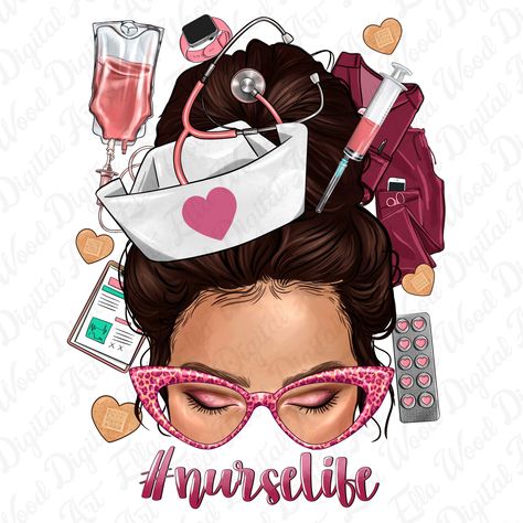 Nurse Asthetic Picture, Nurse Clip Art, Charge Nurse, Mexican Artwork, Nurse Inspiration, Nurse Design, Glamour Nails, Hair Due, Background Transparent