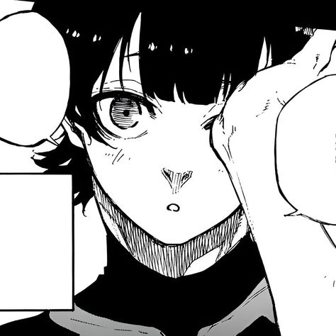 𝗠𝗮𝗻𝗴𝗮 : Blue Lock Blue Lock Manga, Manga Icon, Blue Lock, An Anime, Black And White, Anime, Blue, White, Black