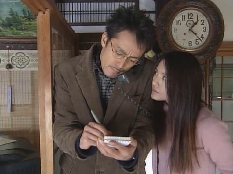 Trick - Abe Hiroshi and Yukie Nakama <3 Yukie Nakama, Alexander The Great, Godzilla, Movie Tv, Drama, Romance, Tv Shows, Actresses, Celebrities