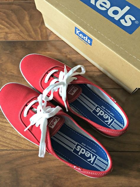 Red Canvas Keds by A Lady Goes West Red Keds, Go West, Quick Workout, Keds, Lifestyle Blog, Fitness Tips, Healthy Lifestyle, Lifestyle, Sneakers