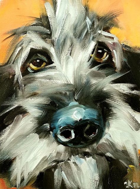 Portrait Impressionism, Dog Painting Pop Art, Dog Oil Painting, Pet Portrait Paintings, Dog Portraits Painting, Portrait Animal, Dog Portraits Art, Custom Pet Art, Pet Portrait Painting