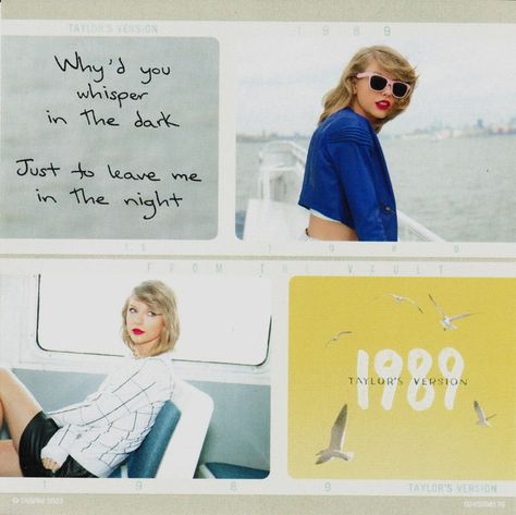 1989 Polaroids, Blank Space Taylor, 1989 Taylor's Version, 1989 Tv, Whispers In The Dark, I Wish You Would, Blonde Cat, Taylors Version, Forever Girl