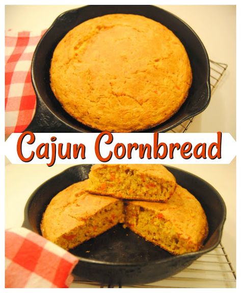 Cajun Cornbread Recipe, Chitterlings Recipe, Cajun Cornbread, Breakfast Casserole With Biscuits, Louisiana Food, Cooking Bread, Breakfast Goodies, Cornbread Mix, Weekly Meal Plan