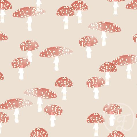 Fungi Pattern, Mushroom Baby Blanket, Mushroom Fabric Pattern Blacket, Vintage Mushroom Fabric, Mushroom Seamless Pattern, Lucky Day, Double Gauze, Fabric Width, Burp Cloths