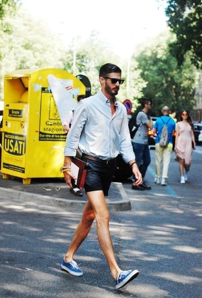 Shorts. Men Tumblr, Outfits Hombre, Men's Street Style, Men Street, Vans Authentic, Men Looks, Male Fashion, Mens Style, Men's Wear