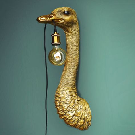 Wall lamp "Franz Josef" - Wall lamps - WERNER VOSS - Other | MOM Estilo Kitsch, Unique Wall Lights, Animal Lamp, Instagram Wall, Decoration Inspiration, Interior Spaces, Original Design, Wall Lamp, How To Introduce Yourself