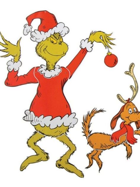 The Grinch Cartoon, Max From The Grinch, Grinch Cartoon, Character Cutouts, Grinch Drawing, Grinch Characters, Grinch Images, Christmas Window Painting, Mr Grinch