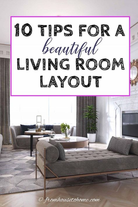 These common living room layout mistakes are so easy to fix with some easy-to-do furniture arrangement solutions...try them out to make your interior home decor look beautiful. | Interior Decorating Tips For The Home Focal Point Living Room, Common Living Room, Contemporary Family Rooms, Room Layout Design, Next Living Room, Contemporary Family Room, Living Room Layout, Living Room Furniture Layout, Interior Decorating Tips