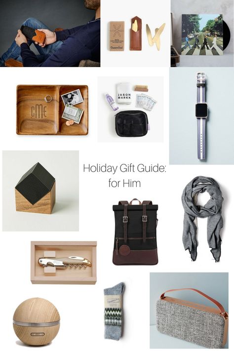 Holiday Gift Guide for Him Iphone Sleeve, Home Decor Blog, Gift Guide For Him, Holiday Guide, Apple Watch Bands Leather, Christmas Gifts For Him, Easter Holidays, Decorating Blogs, Top Gifts