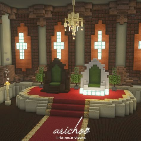 Minecraft Throne Room, Minecraft Throne, Interior Minecraft, Minecraft Interior, Picture Love, Minecraft Banner Designs, Minecraft Interior Design, Bangunan Minecraft, Minecraft Farm