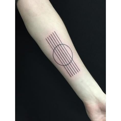 Guitar strings and sound hole simple tattoo music musicians                                                                                                                                                                                 More Music Guitar Tattoo, Musician Tattoo, Interesting Tattoos, Tattoo Music, Guitar Tattoo, Music Tattoo Designs, Geometric Symbols, Simple Tattoo, Music Tattoo