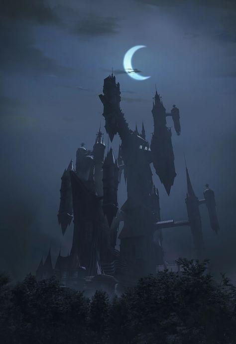 Dracula Castlevania, Castlevania Dracula, Castle Silhouette, Alucard Castlevania, Castlevania Wallpaper, Castle Tattoo, Dracula Castle, Dark Castle, Baroque Architecture