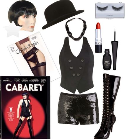 Sally Bowles costume Liza Minnelli Cabaret, Cabaret Costumes, Cabaret Goth, Sally Bowles, Cabaret Musical, Cabaret Costume, Icon Halloween, Sally Costume, Burlesque Outfit