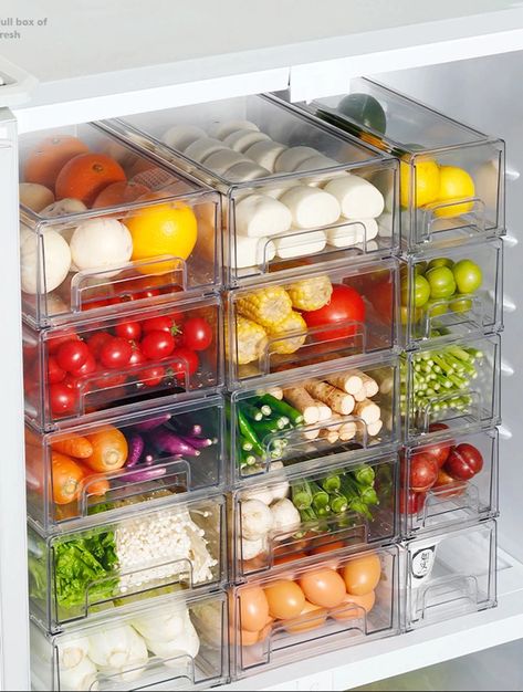 Find refrigerator organizer with free shippingfree return and fast deliveryThis is an innovative and durable refrigerator organizerEnjoy ✓Free Shipping Worldwide✓Limited Time Sale ✓Easy Return. Refrigerator Storage Bins, Fridge Organizer Bins, Vegetable Fridge Storage, Vegetable Fridge Organization, Stackable Pantry Storage, Refrigerator Food Storage, Vegetable Storage Fridge, Fruits Organization, Fruit Storage Ideas Refrigerators