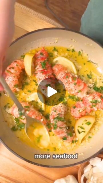 Meidterranean Diet Plan 🇺🇸 on Instagram: "🫒🥘 Butter Poached Lobster.

🙏 Thank you: @afullliving 

💁‍♀️ With this Mediterranean Lobster, you only need:
✅️ Spending only 10 MINUTES to prepare
🥳 Therefore, you can save a lot of cooking time while also losing weight and achieving a slim figure.

👉 Follow @mediterraneandiet_lifestyle to Get More <500kcal Recipes.

💝 Ingredients⁣
* 2 sticks salted butter
* Garlic, minced (to taste!)
* 6 lobster tails
* Salt & pepper to taste
* Fresh parsley & lemon for serving

Instructions ⬇️⁣
1. To start, flip the lobster tail over onto its back. Using your hands, crack the ribs, then use kitchen shears to cut down the full length of the underside of the tail until you reach the tail fin, and stop cutting. Gently remove the meat from the shell in one Butter Poached Lobster, Poached Lobster, Lobster Recipes Tail, Seafood Stock, Delicious Seafood Recipes, Lobster Tail, How To Cook Lobster, Mediterranean Diet Plan, Kitchen Shears