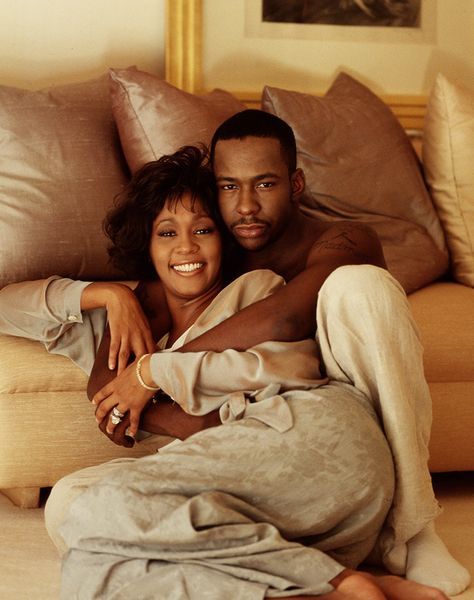 The "Good times" God bless Bobbi Kristina Brown, Whitney Houston Pictures, Shooting Couple, Black Love Couples, Black Hollywood, Black Celebrities, Famous Couples, Engagement Pics, Black Families