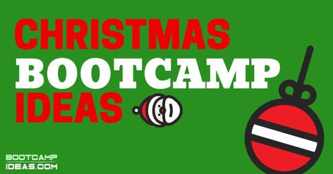 The Big Collection of Christmas Workout Ideas 2018 | Bootcamp Ideas Christmas Workout Ideas, Christmas Themed Workouts, Boot Camp Ideas, Christmas Workouts, Bootcamp Games, Workout Bootcamp, Bootcamp Ideas, Bootcamp Workout, Boxing Drills