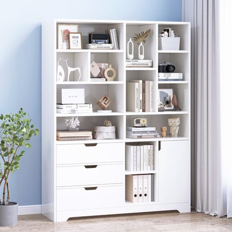 Havana Wardrobe Cupboard Bookshelf with Drawer, Cabinet, Shelf Books Cupboard, Cupboard Bookshelf, Bookshelf With Drawers, Bed Base Frame, Bath Towel Storage, Cupboard Shelves, Luxury Coffee Table, Cabinet Shelf, Storage Display