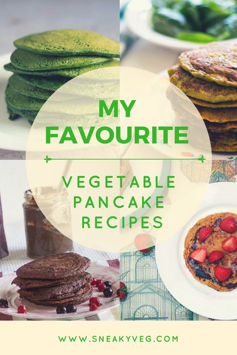 Five delicious vegetable pancake recipes with a healthy portion of added vegetables. Whether you're trying to increase the amount of vegetables in your diet or looking for hidden vegetable recipes for fussy toddlers you'll find a vegetable pancake recipe here for you. Vegetable Pancake, Hidden Vegetable Recipes, Veggie Pancakes, Baking Kits, Vegetable Pancakes, Low Calorie Vegan, Clean Eating Vegan, Hidden Vegetables, Healthy Pancake Recipes