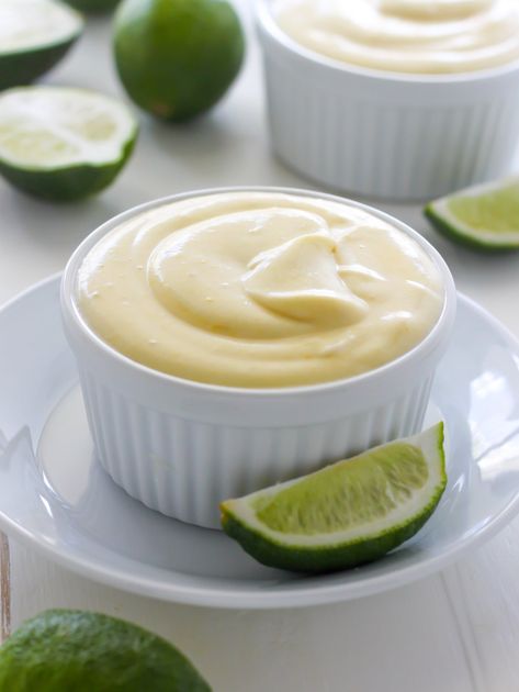 Key Lime Pudding, Lime Pudding, Frozen Key Lime Pie, Lime Cupcakes, Lime Desserts, Baker By Nature, Homemade Pudding, Lime Recipes, Keto Sweets