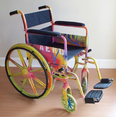 Chief Graphix: Decorate Your Wheelchair for National Wheelchair Beautification Month! Wheelchair Aesthetic, Wheelchairs Design, Wheelchair Fashion, Finding A Job, Corkboard Ideas Decor, Office Signage, Activity Director, Wheelchair Accessories, Vehicle Wraps