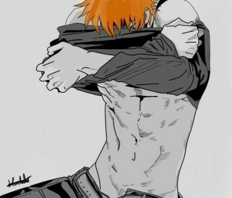 Ichigo X Orihime, Ichigo And Orihime, Kubo Tite, Rukia Bleach, Ichigo Y Rukia, Ichigo And Rukia, Bleach Ichigo, Bleach Anime Art, Kurosaki Ichigo