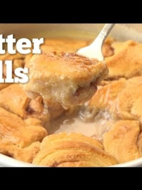 Old Fashioned Butter Roll Recipe, Butter Roll Dessert Recipe, Recipe With Crescent Rolls, Butter Roll Recipe, Butter Rolls, Cinnamon Crescent Rolls, Butter Roll, Southern Plate, Coffee Snacks