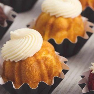 Bundtlette Recipes, Copycat Bundtinis, Mini Bundtlette Cake Recipes, Homemade Mini Bundt Cakes, Mini Bundt Cakes From Cake Mix Boxes Vanilla, Mini Bundt Cakes For Wedding, Mini Bundt Cake Ideas, Bunt Cake Recipes Easy Mini, Mini Bundt Cake Packaging Ideas