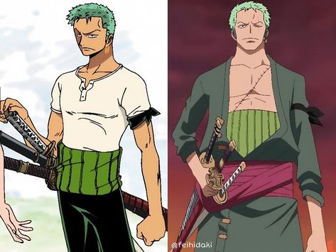 Zoro Post Timeskip, Zoro Pre Timeskip, One Piece Gif, Zoro One Piece, Sketchbook Ideas, All Art, Art Inspo, Sketch Book, One Piece