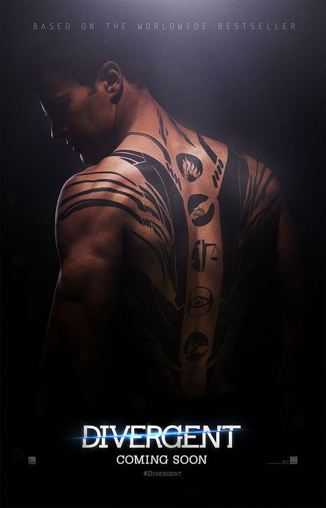 Divergent Movie Poster, Divergent Poster, Divergent Wallpaper, Divergent Tattoo, Divergent 2014, Divergent Four, Divergent Movie, Tris And Four, Tobias Eaton