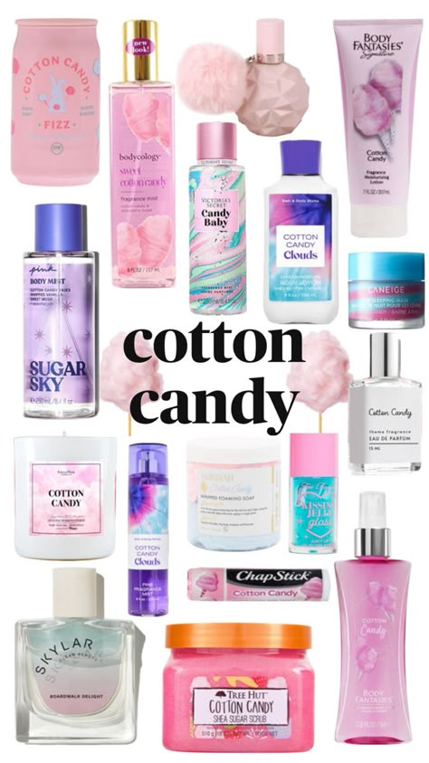 how to smell like cotton candy Smell Like Cotton Candy, Perfume Organization, Sephora Skin Care, Fragrances Perfume Woman, Body Hygiene, Bath And Body Works Perfume, Shower Skin Care, Body Smells, Perfect Skin Care Routine