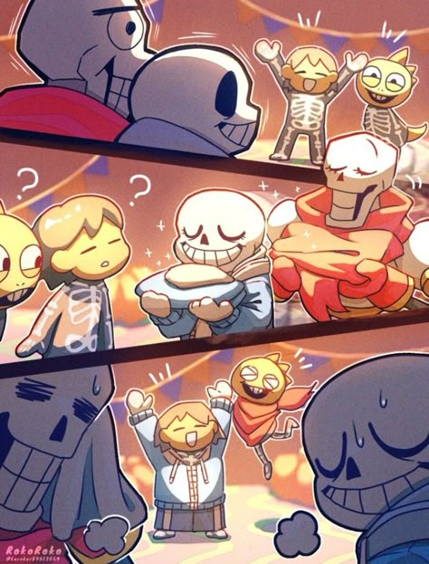 Fanart by @RokoRoko do X!! Undertale Gaster, Sans E Frisk, Undertale Oc, Fantasy Story Ideas, Classic Sans, Undertale Love, Sans Papyrus, Undertale Comic Funny, Undertale Memes