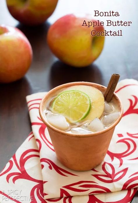 Butter Cocktail, Easy Apple Butter Recipe, Easy Apple Butter, Butter Rum, Mule Mugs, Apple Cocktail, Apple Butter Recipe, Rum Cocktail Recipes, A Spicy Perspective