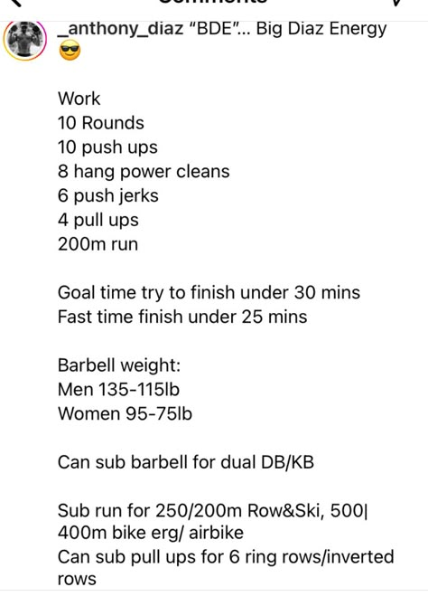 Upper Body Crossfit Wod, Metabolic Conditioning Workout, Wods Crossfit, Inverted Row, Fighter Workout, Metabolic Conditioning, Full Body Hiit, Barbell Weights, Crossfit Wod