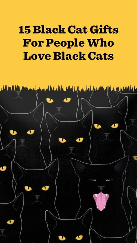 If you need a gift for the cat lover in your life, check out these black cat gifts rounded up by The Dodo. Cat Gifts For People, Black Cat Lover, Lion Images, 15 Gifts, Cheetahs, Love Black, Kitty Kitty, Leopards, Black Cats