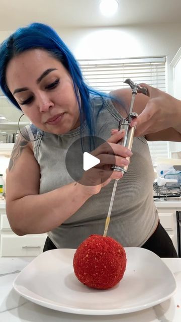 Nanajoe19 on Instagram: "Making hot Cheeto balls stuffed with a Taco Bell twist with my oldest son!   #Reels #Explore #HotCheetos #HotCheetoBalls #recipes #Food #Foodie" Cheeto Balls, Hot Cheetos Balls, Cheetos Recipe, Stuffing Balls, Viral Recipes, Mexican Snacks, Hot Cheetos, Budget Friendly Dinner, How To Make Taco