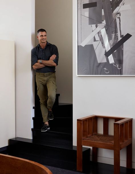 Vintage Drafting Table, September Style, Noguchi Lamp, Jonas Wood, The September Issue, Malibu Beach House, September Fashion, The Shade Store, Donald Judd