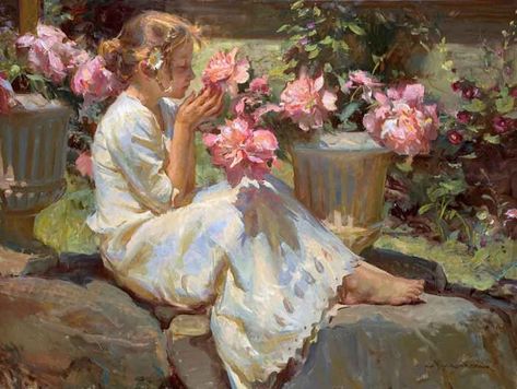 Daniel F Gerhartz, Daniel Gerhartz, Russian Painting, Impressionist Art, Impressionist Paintings, Aesthetic Painting, Instagram Theme, Russian Art, Figurative Art