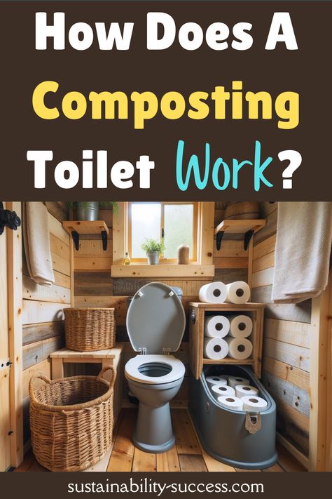 how does a composting toilet work Off Grid Toilet Diy, Off Grid Toilet System, Tiny House Off Grid Bathroom, Diy Outhouse Bathroom Composting Toilet, Outside Shower And Toilet Ideas, Living In The Woods Off Grid, Diy Off Grid Bathroom, Diy Composting Toilet How To Build, Indoor Composting Toilet