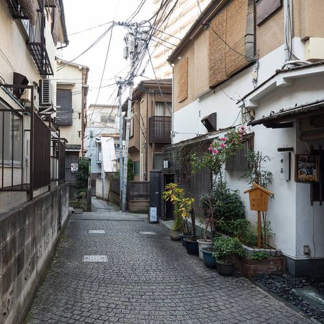 Ryu Tokyo on Instagram: “Who else is deeply charmed by clean, quiet neighborhood streets in Japan? This particular, simple one can be found in Tokyo's Kagurazaka…” Streets In Japan, Japan Neighborhood, Traditional Meets Modern, Everything Is Ok, Japan Street, Underground Music, Romanticizing Life, Street Trends, Japanese Aesthetic